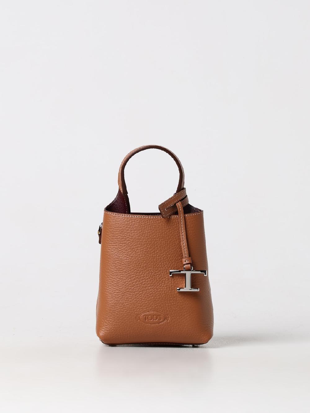 Giglio Borsa Tod's in pelle a grana