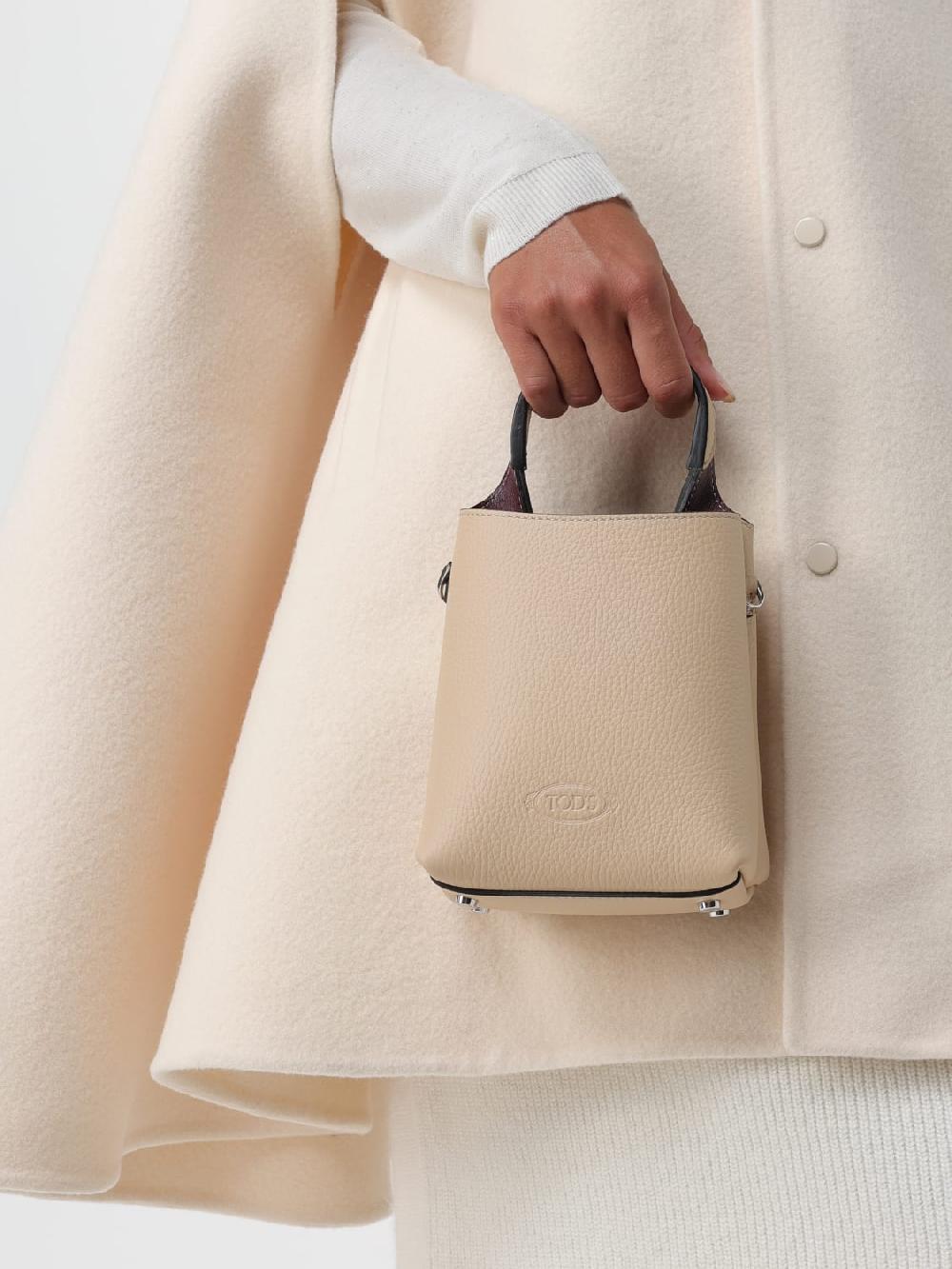 Giglio Borsa Tod's In Pelle A Grana