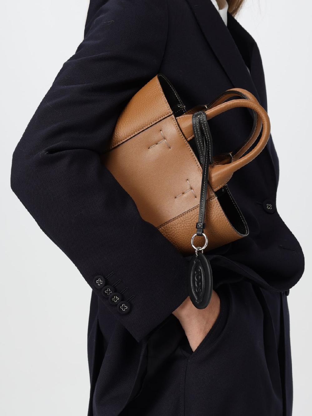 Giglio Borsa Tod's In Pelle A Grana