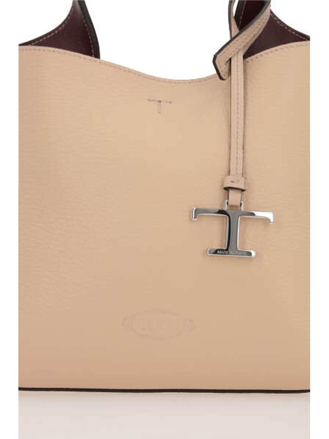 Giglio Borsa Tod's In Pelle A Grana
