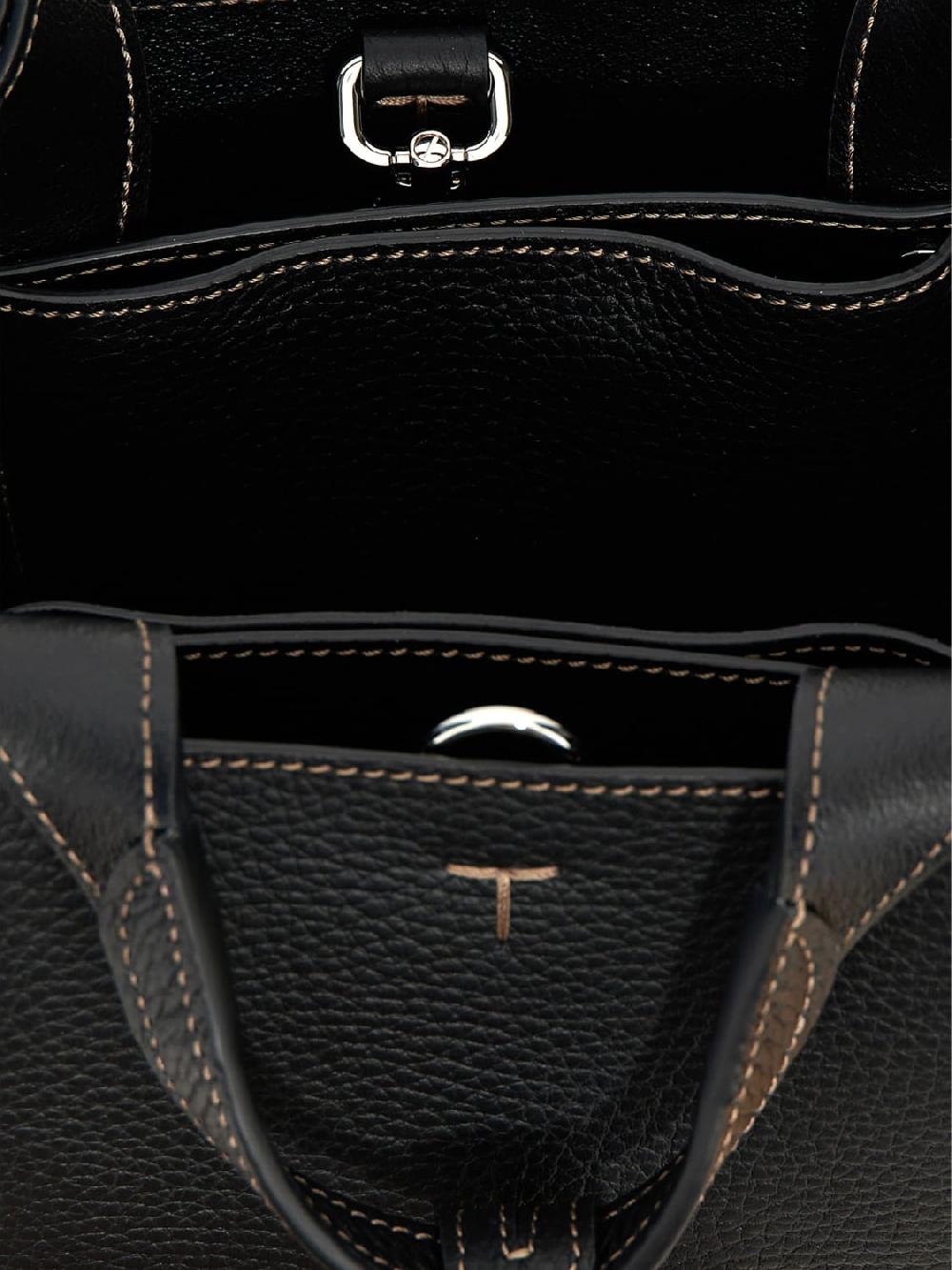 Giglio Borsa Tod's In Pelle A Grana