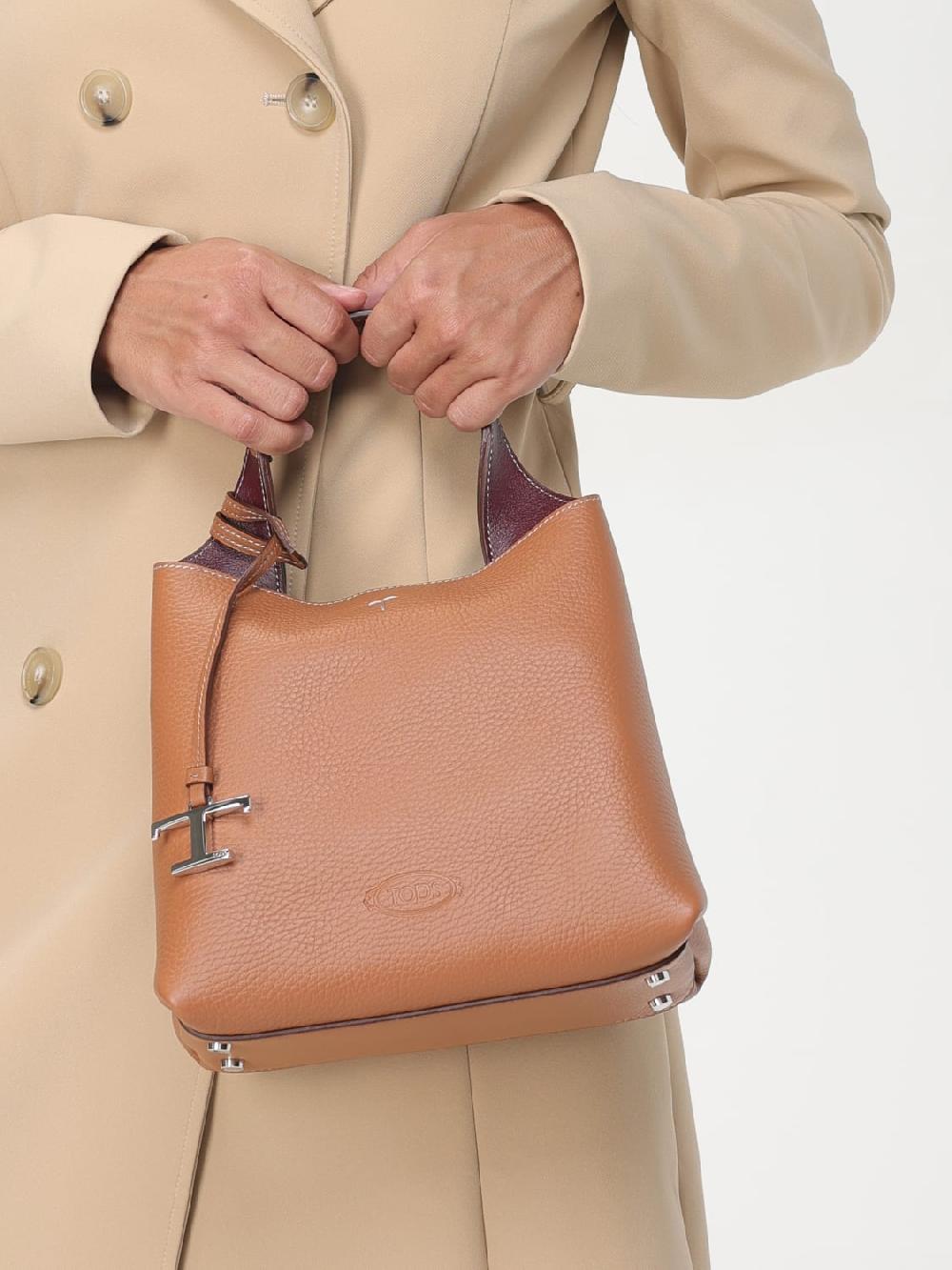 Giglio Borsa Tod's In Pelle A Grana