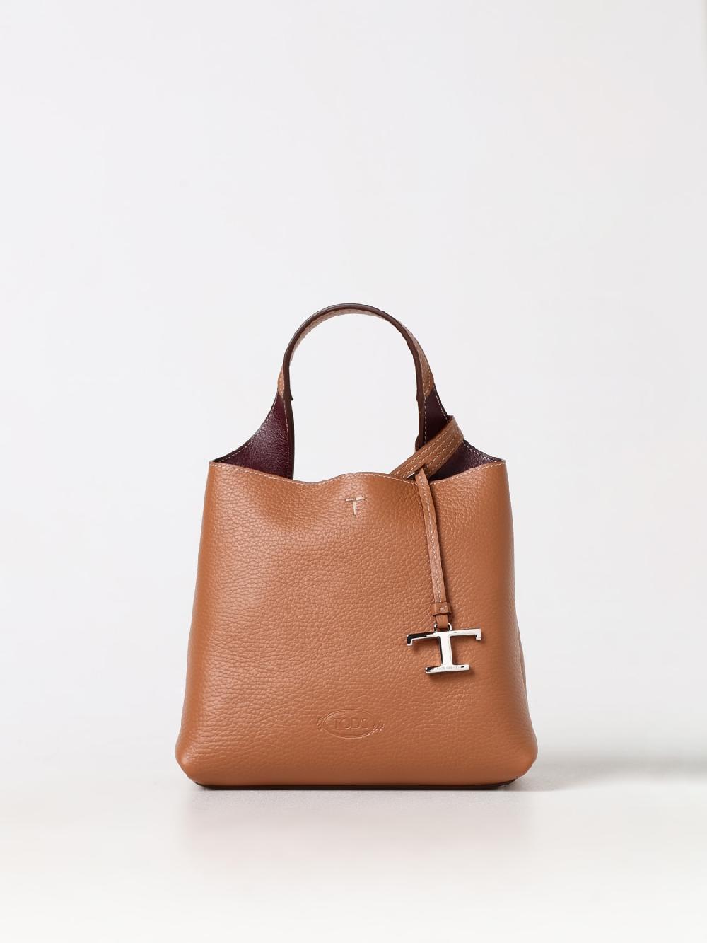 Giglio Borsa Tod's in pelle a grana