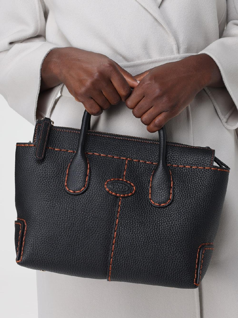 Giglio Borsa Tod's In Pelle A Grana