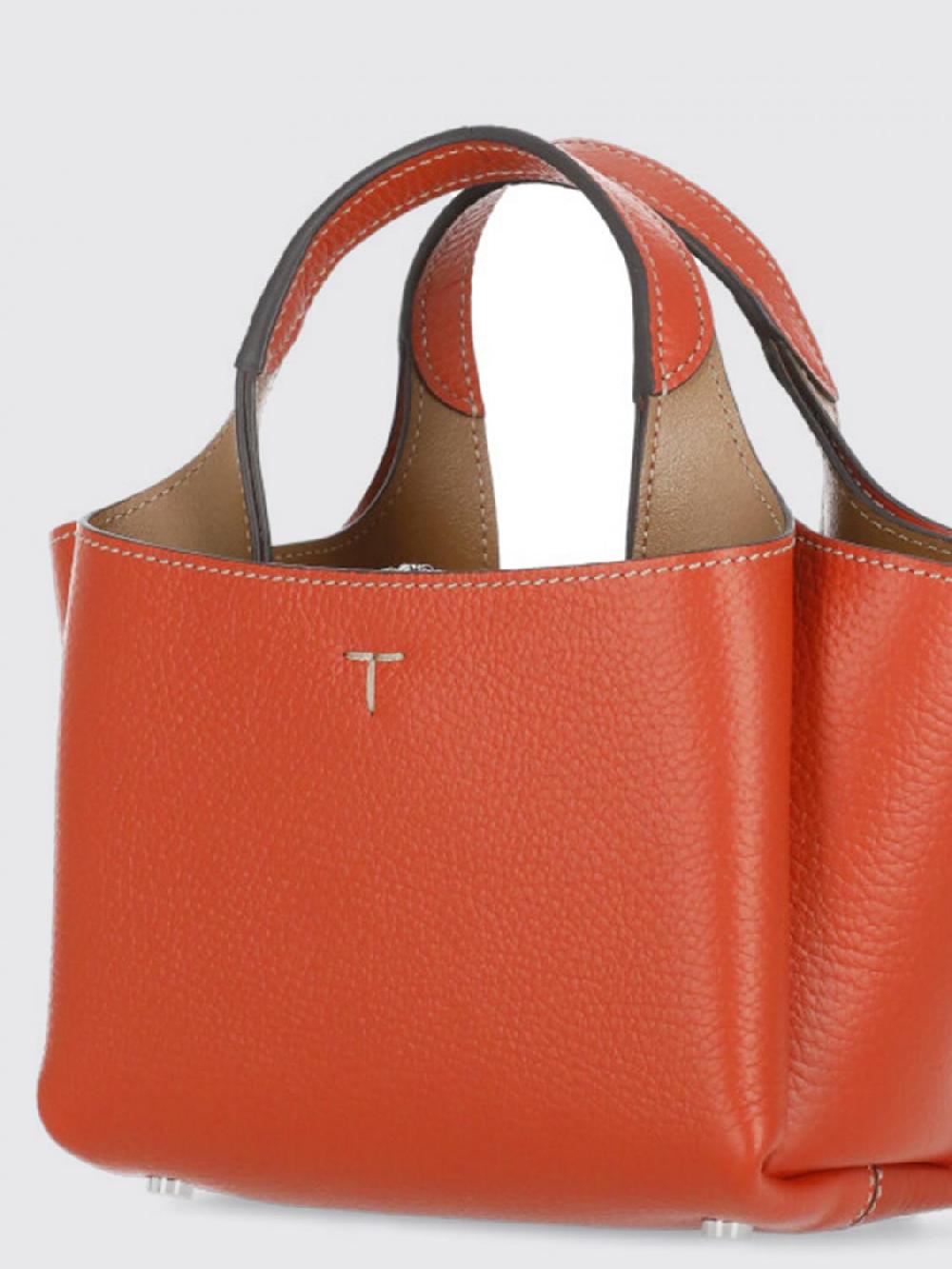 Giglio Borsa Tod's In Pelle A Grana