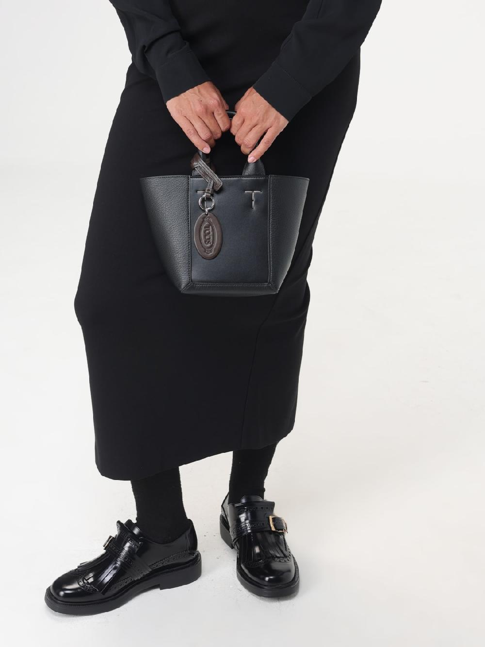 Giglio Borsa Tod's In Pelle A Grana