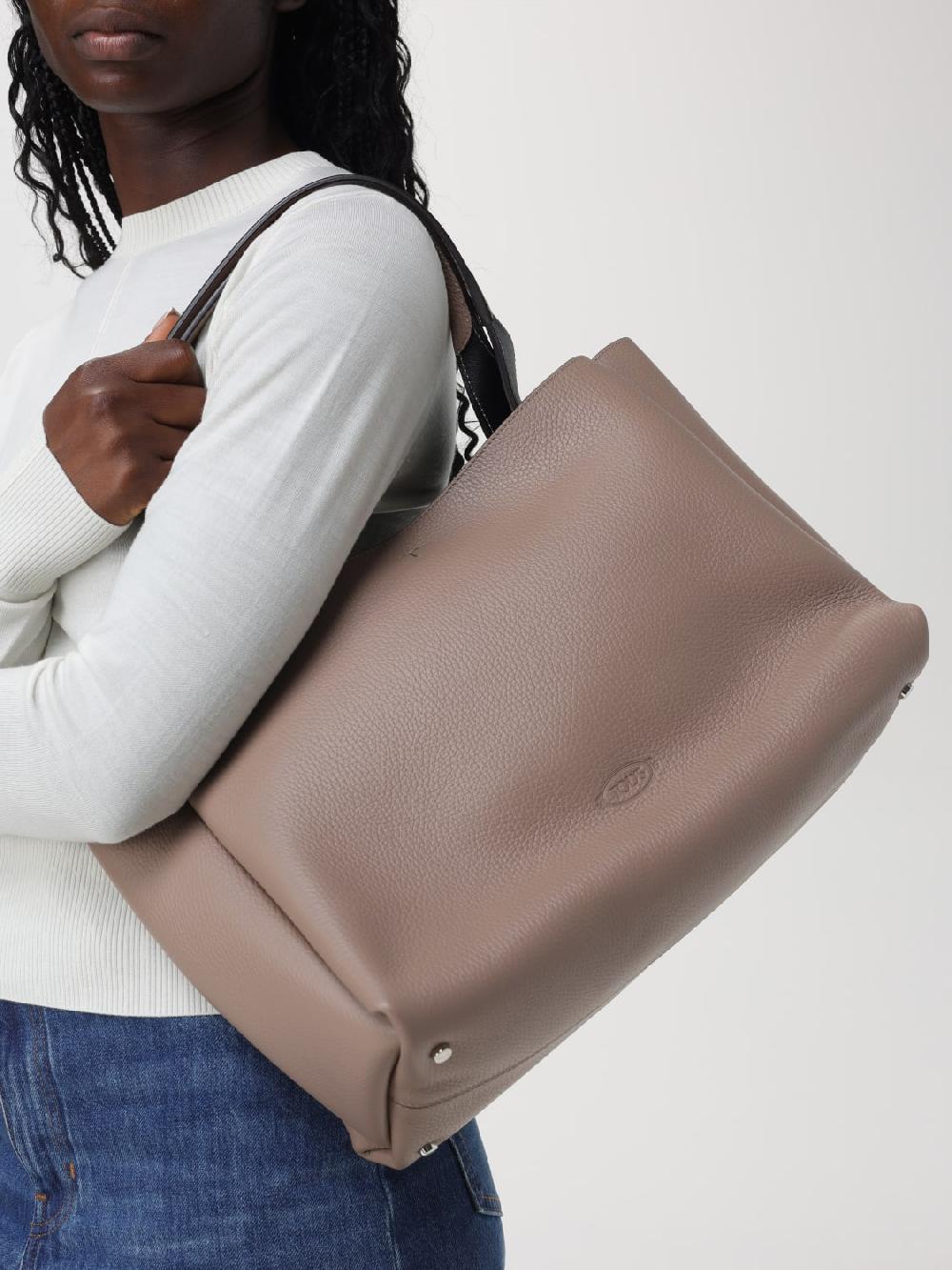 Giglio Borsa Tod's In Pelle A Grana