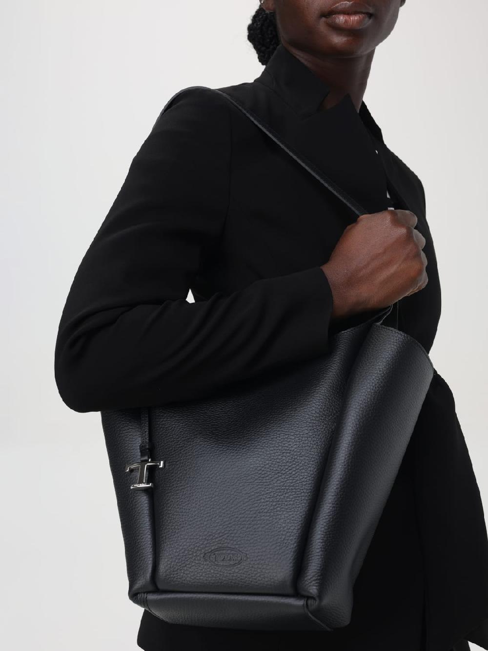 Giglio Borsa Tod's In Pelle A Grana