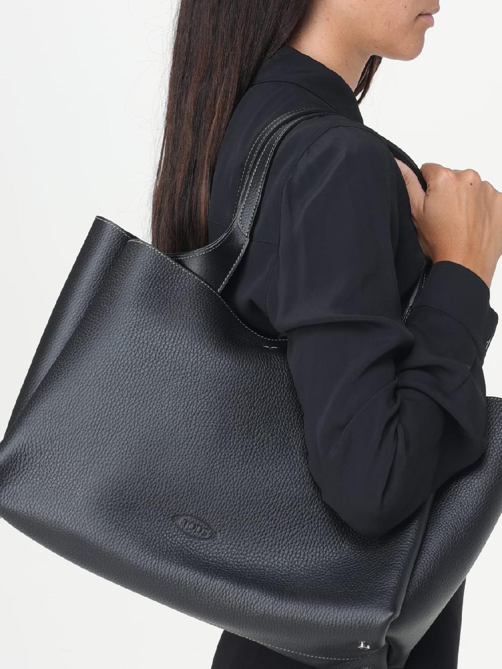 Giglio Borsa Tod's In Pelle A Grana