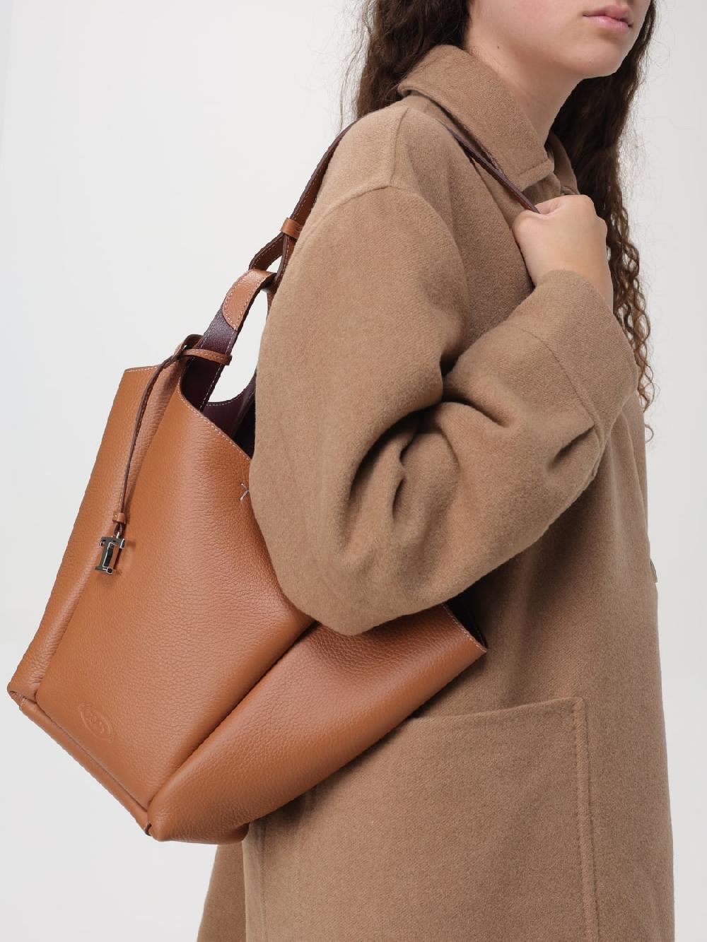 Giglio Borsa Tod's In Pelle A Grana