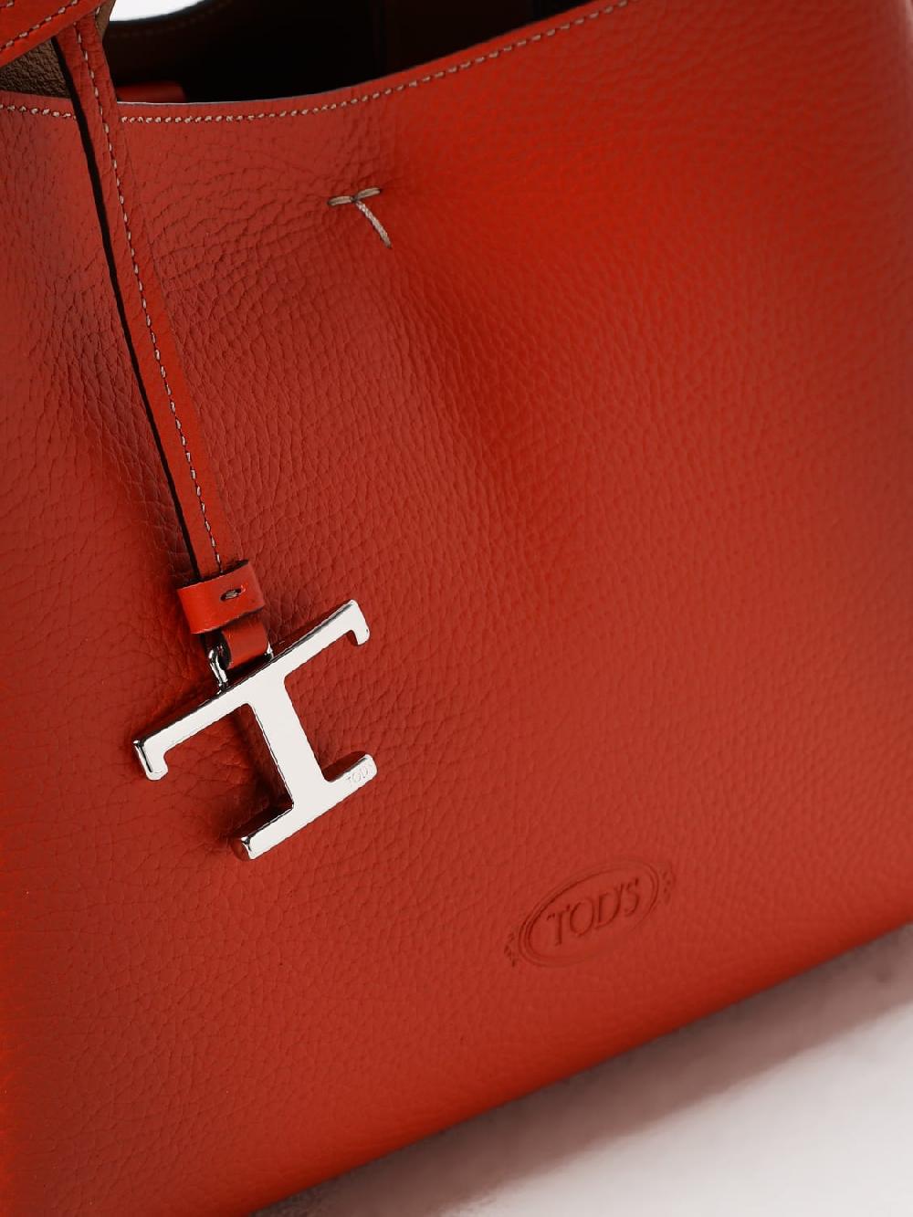 Giglio Borsa Tod's In Pelle A Grana