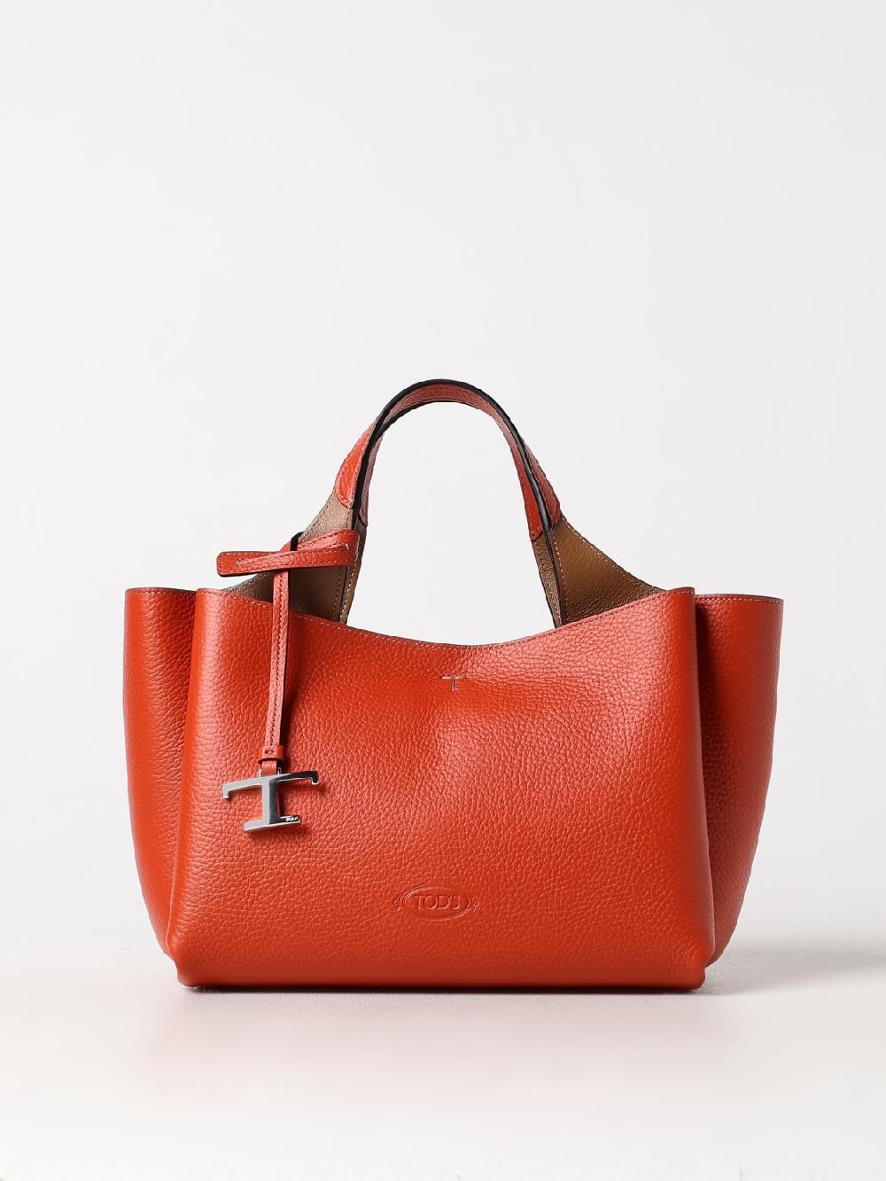Giglio Borsa Tod's in pelle a grana