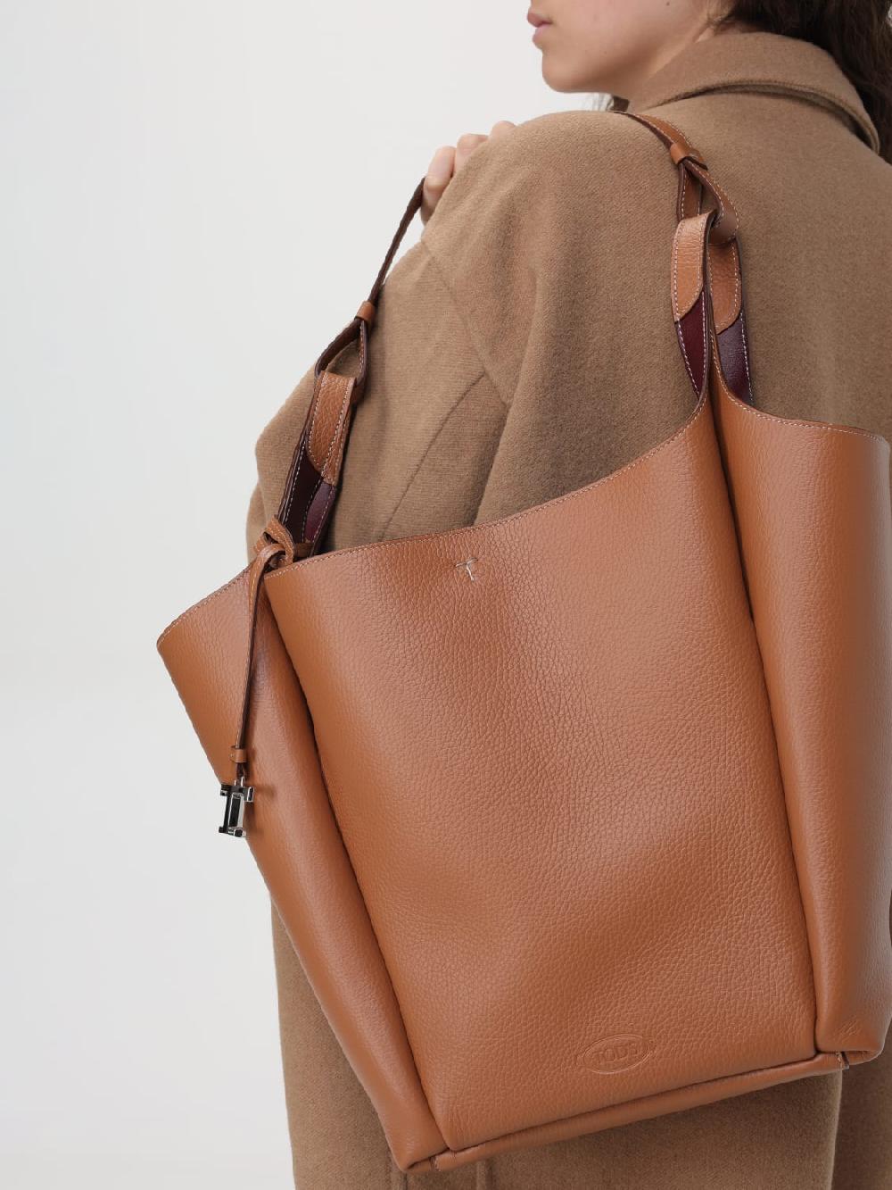 Giglio Borsa Tod's In Pelle A Grana