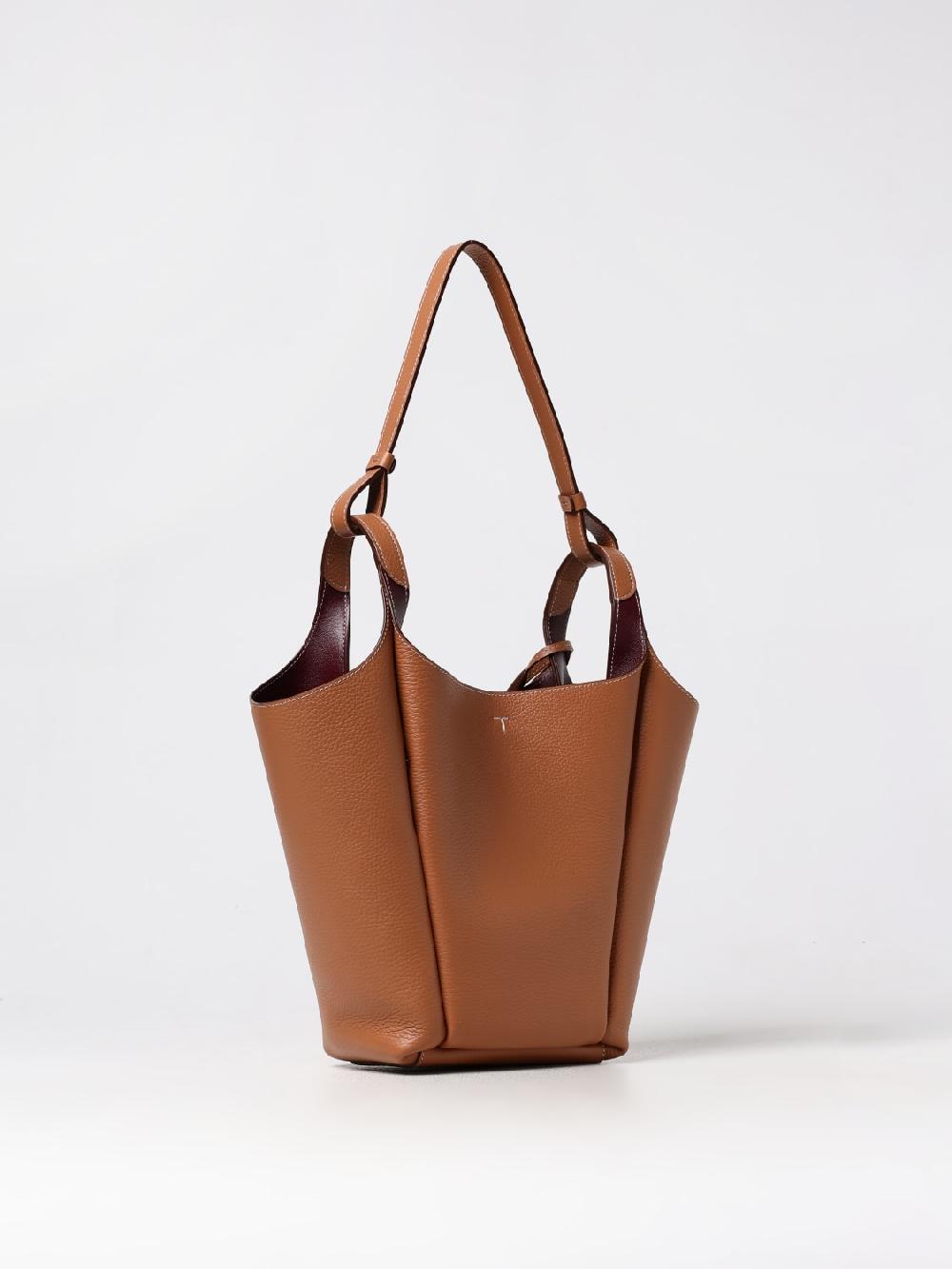 Giglio Borsa Tod's In Pelle A Grana