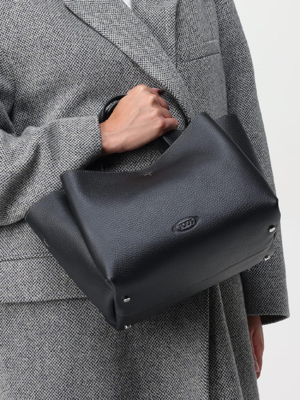 Giglio Borsa Tod's In Pelle A Grana