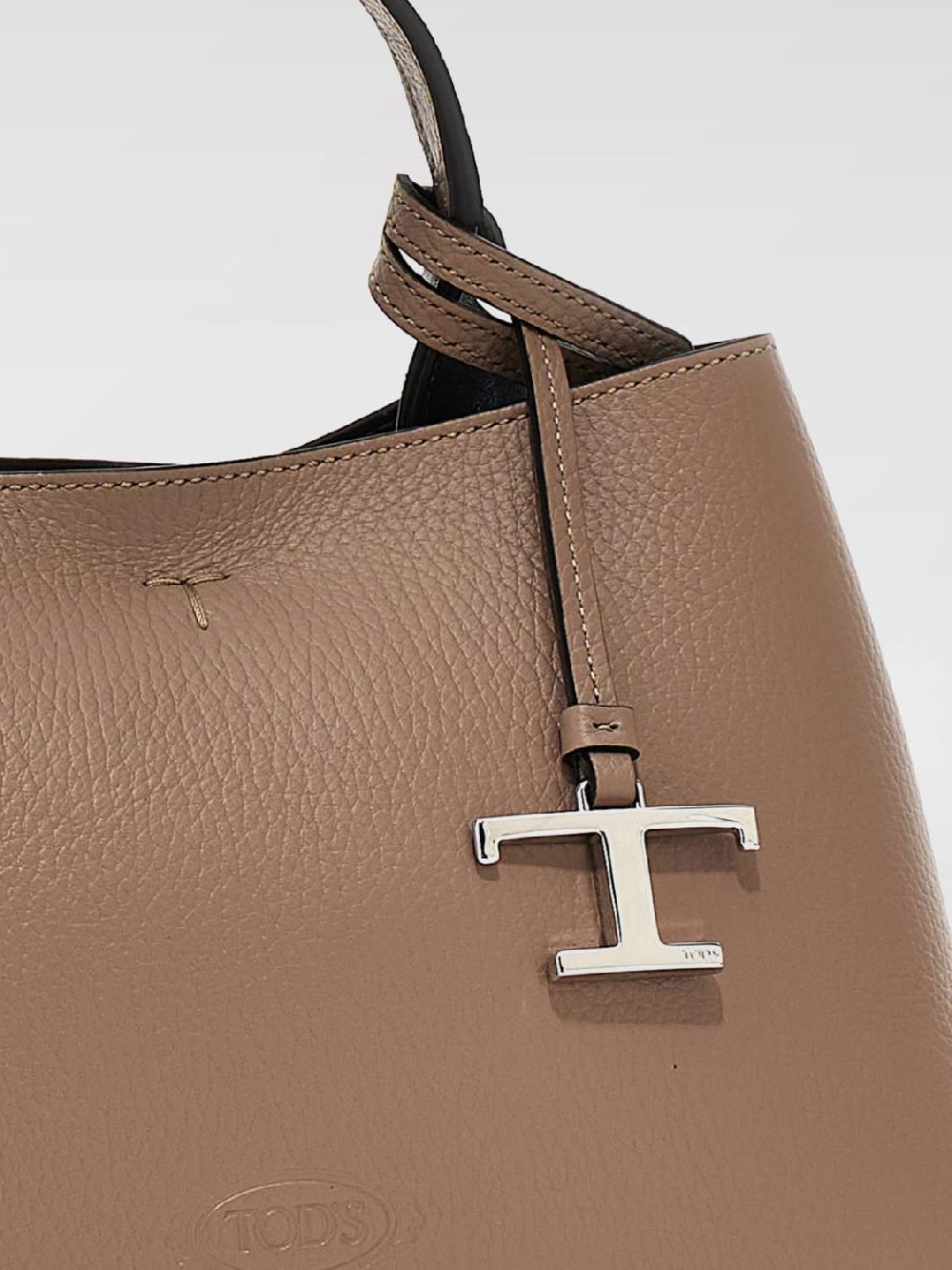 Giglio Borsa Tod's In Pelle A Grana