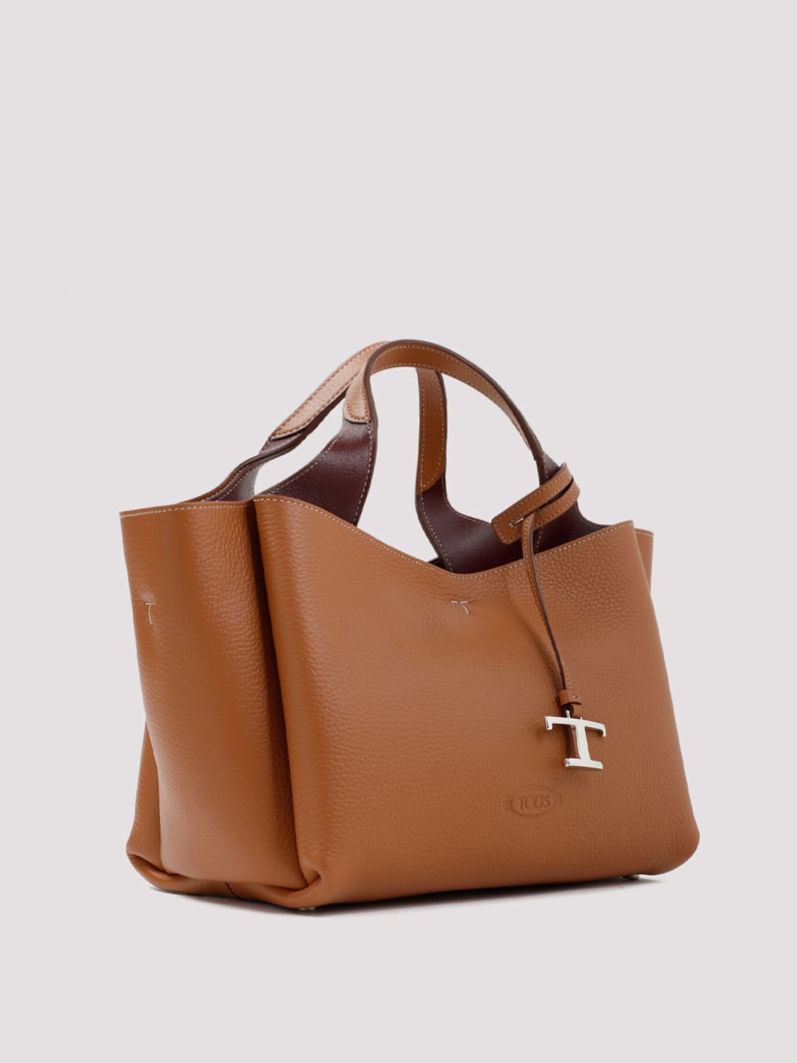 Giglio Borsa Tod's In Pelle A Grana