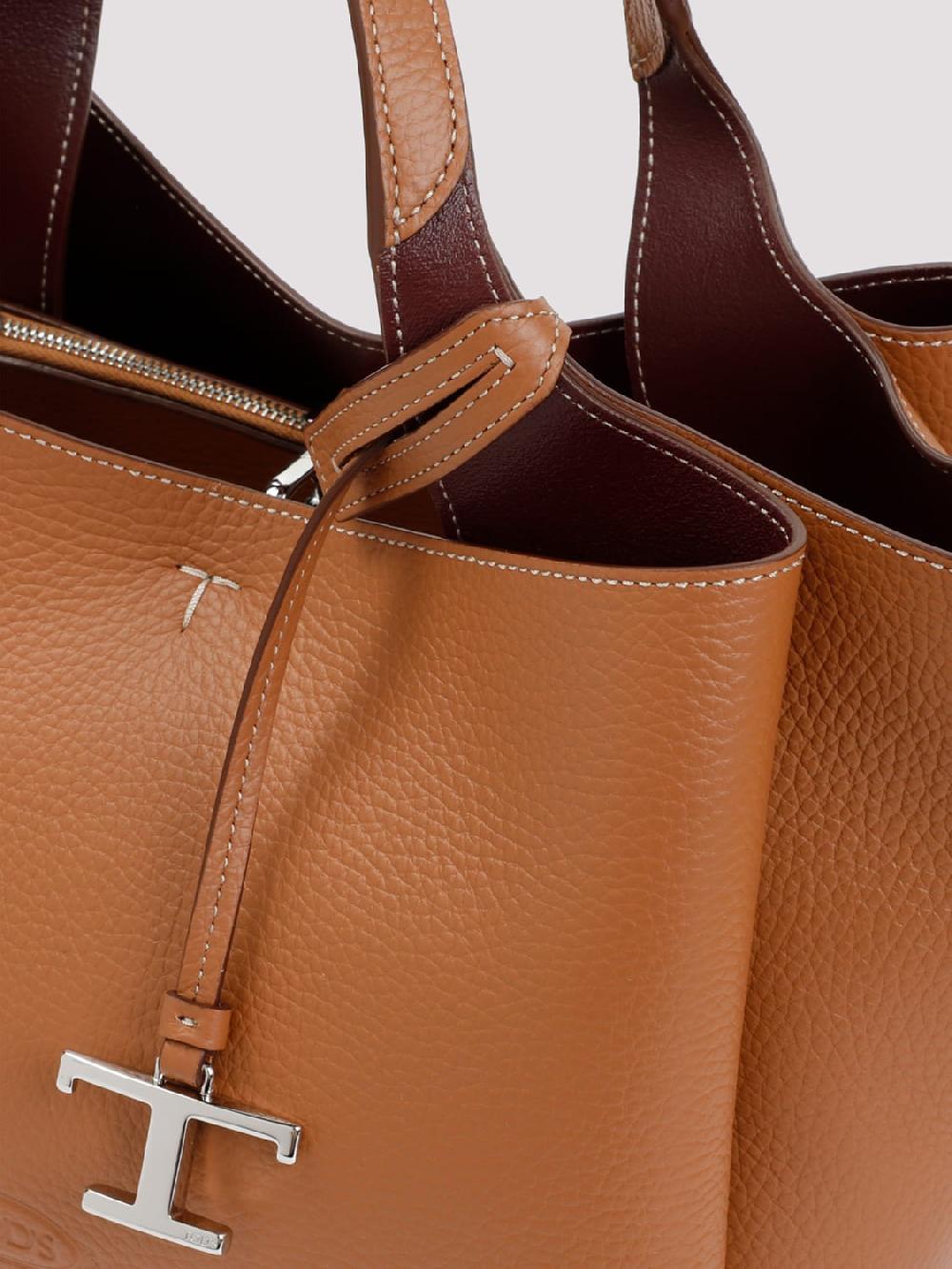 Giglio Borsa Tod's In Pelle A Grana