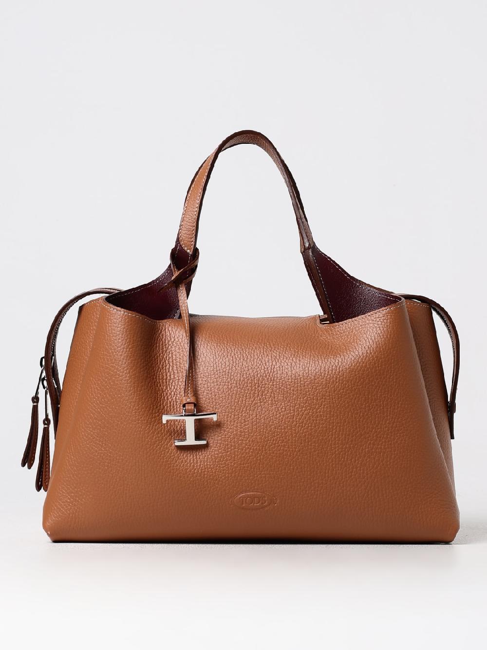 Giglio Borsa Tod's in pelle a grana