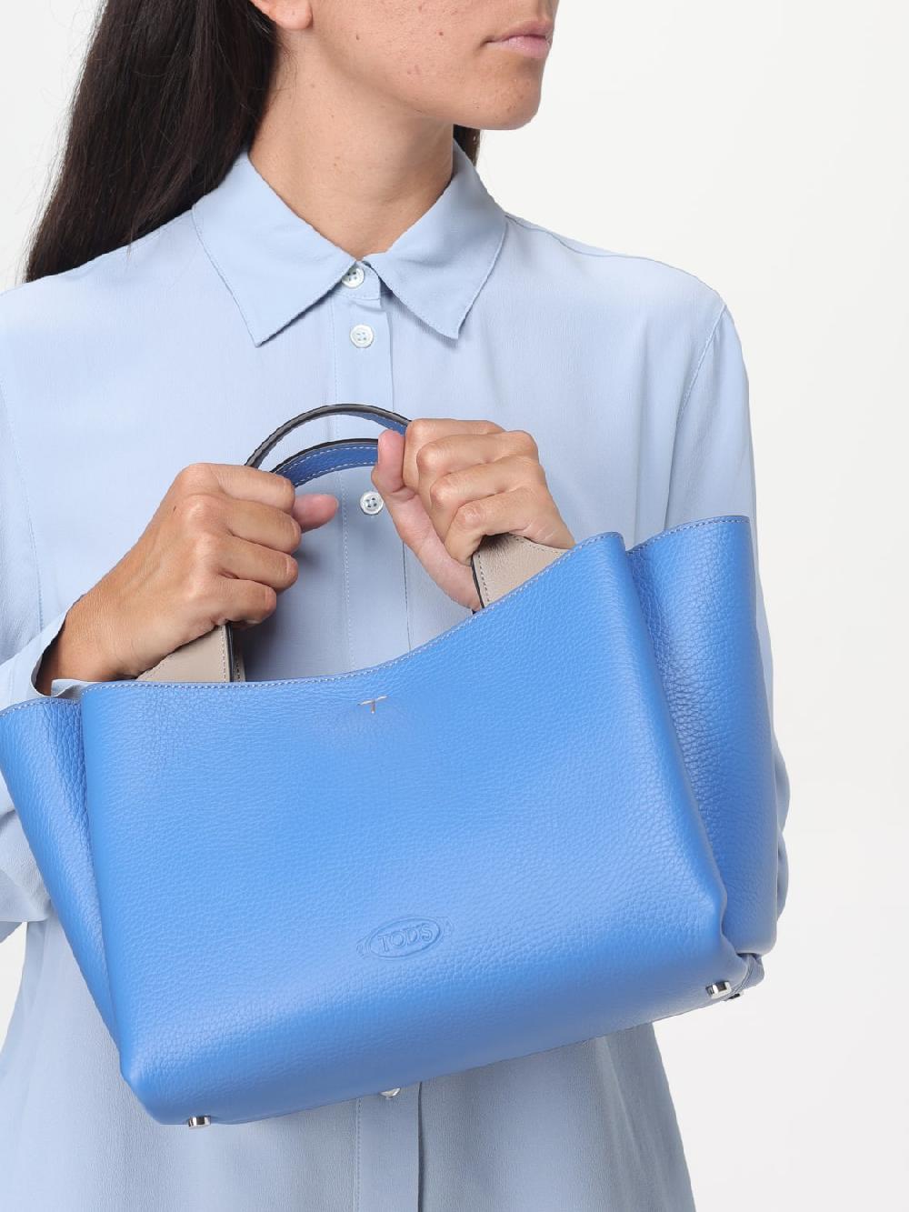 Giglio Borsa Tod's In Pelle A Grana