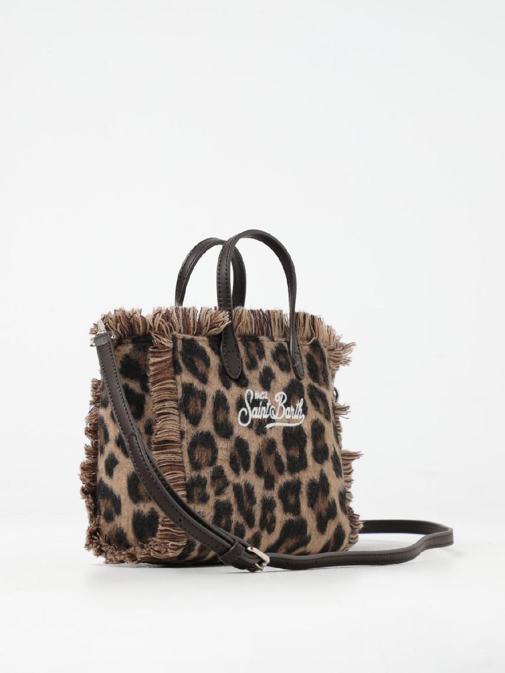 Giglio Borsa Vanity Leopardata Mc2 Saint Barth