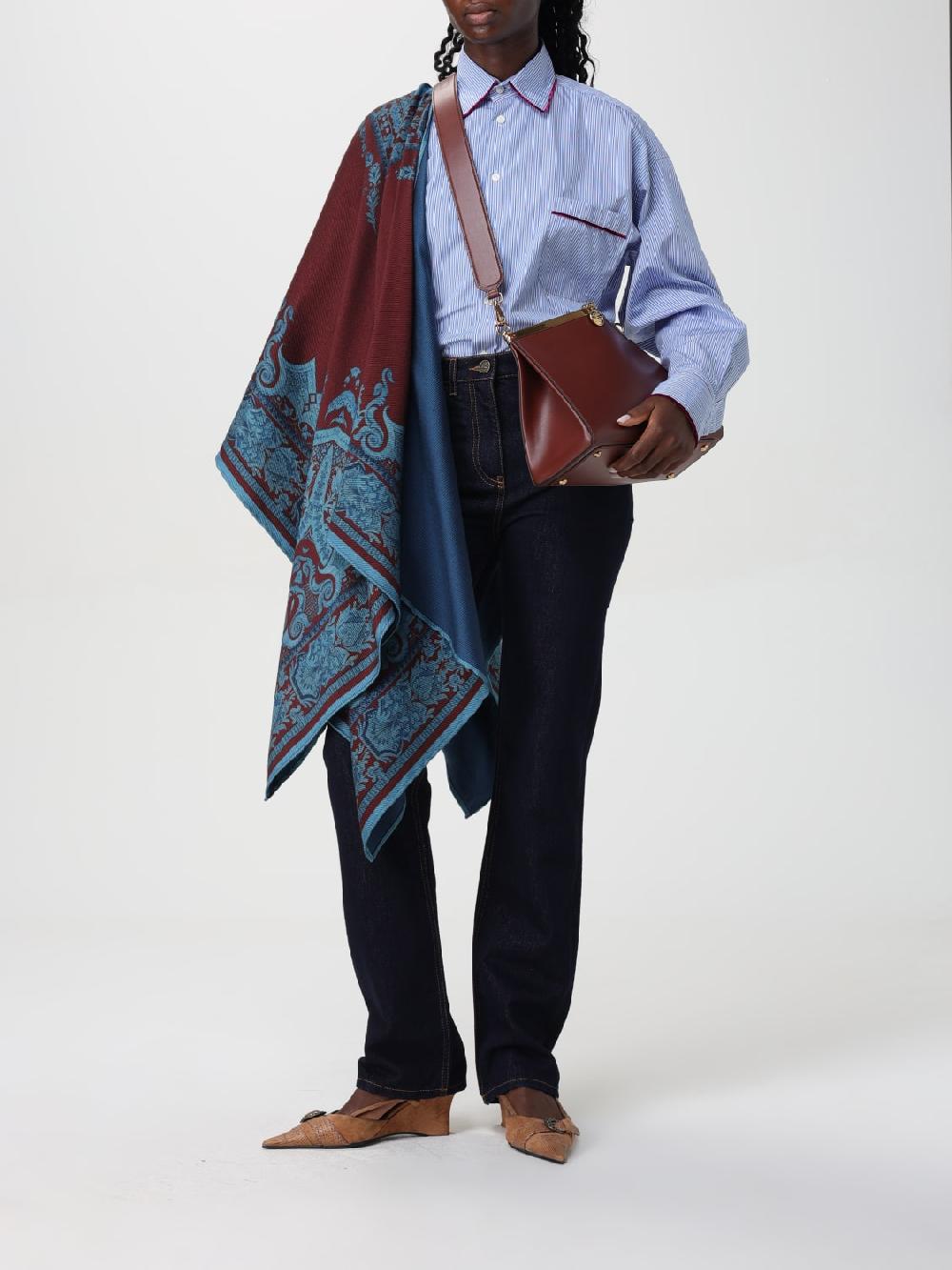 Giglio Borsa Vela Etro In Pelle