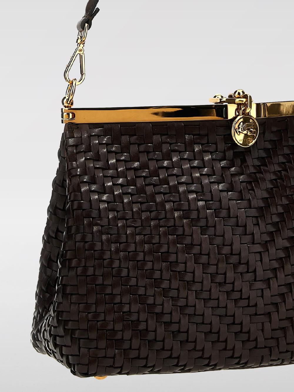 Giglio Borsa Vela Etro In Pelle Intrecciata