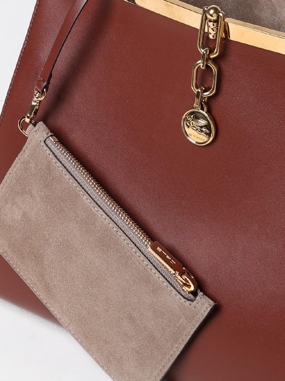 Giglio Borsa Vela Etro In Pelle