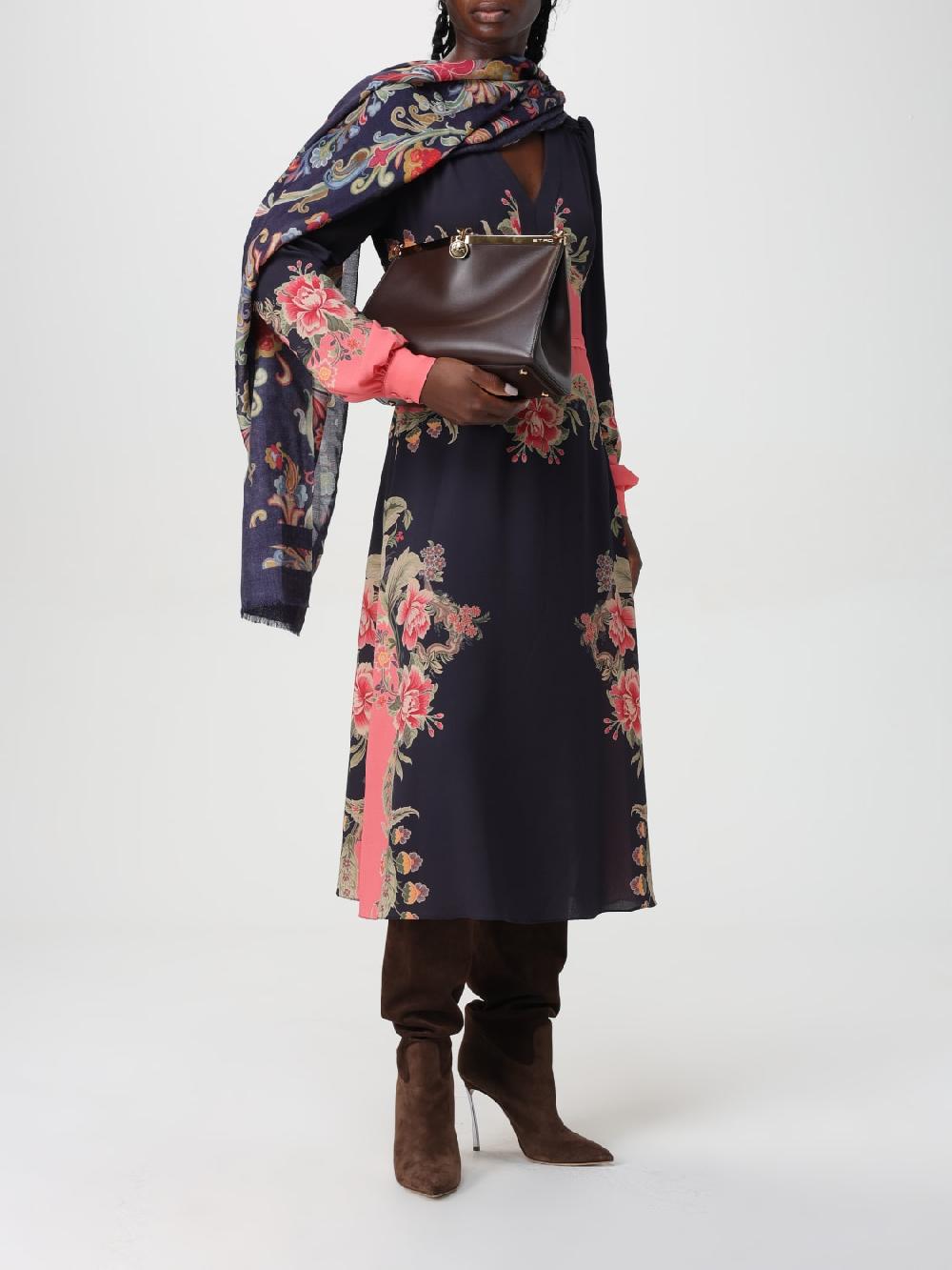 Giglio Borsa Vela Etro In Pelle