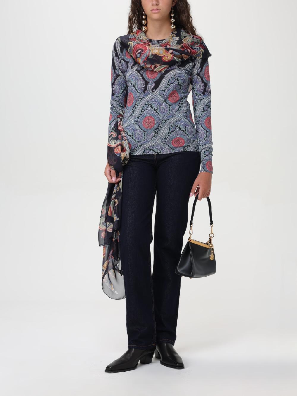 Giglio Borsa Vela Etro In Pelle