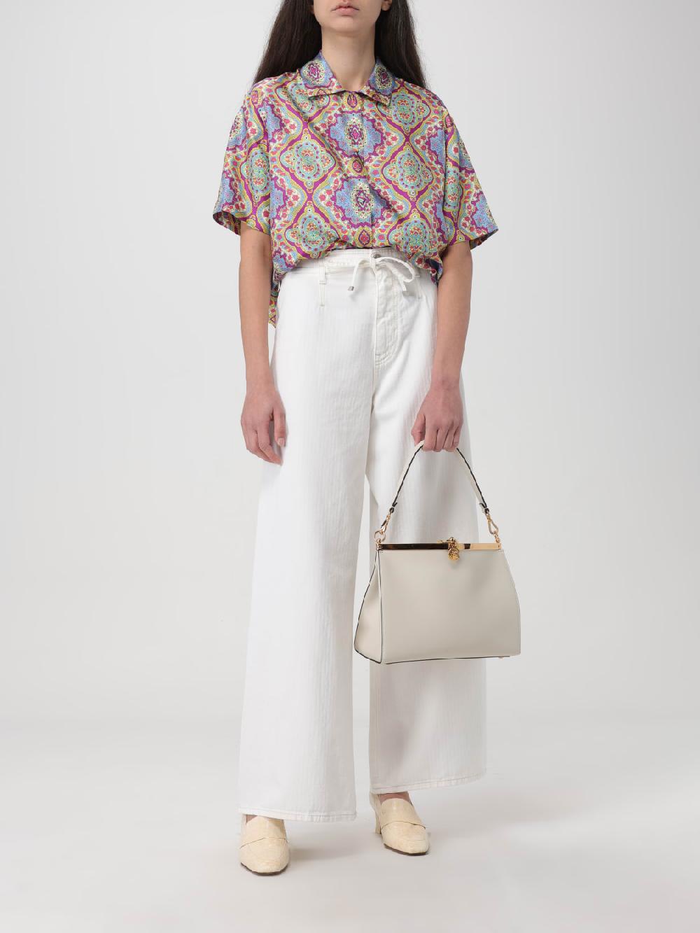 Giglio Borsa Vela Etro In Pelle