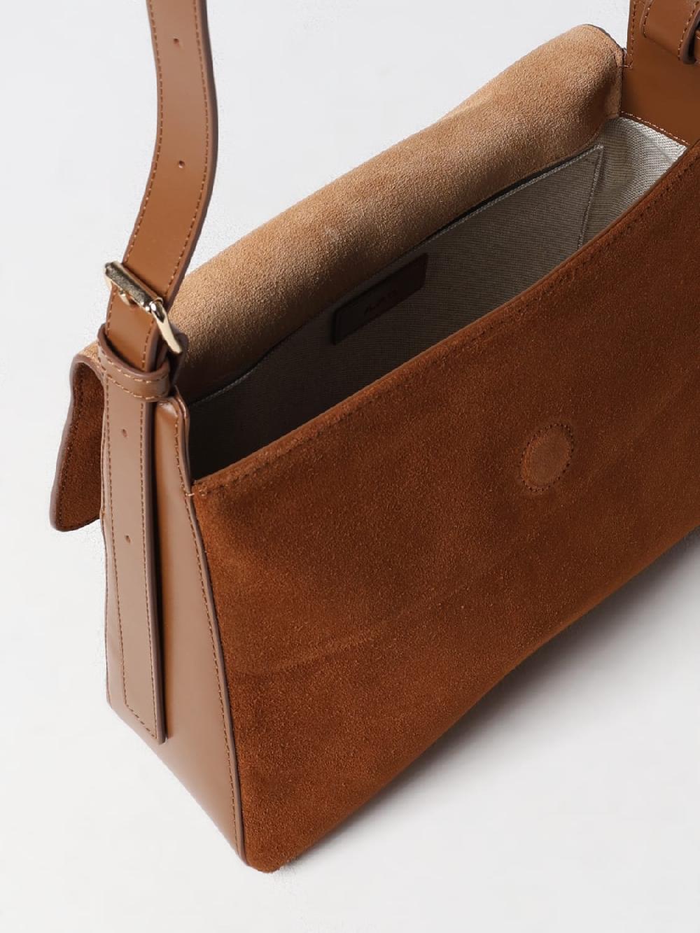 Giglio Borsa Virginie A.P.C. In Pelle Scamosciata