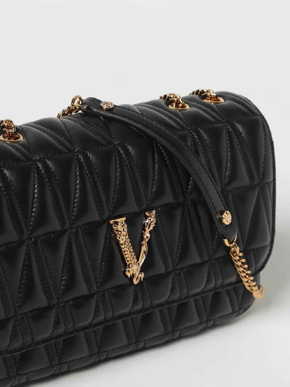 Giglio Borsa Virtus Versace In Pelle Trapuntata