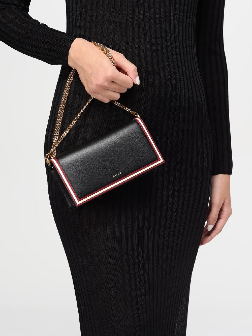 Giglio Borsa Wallet Bally In Pelle A Grana