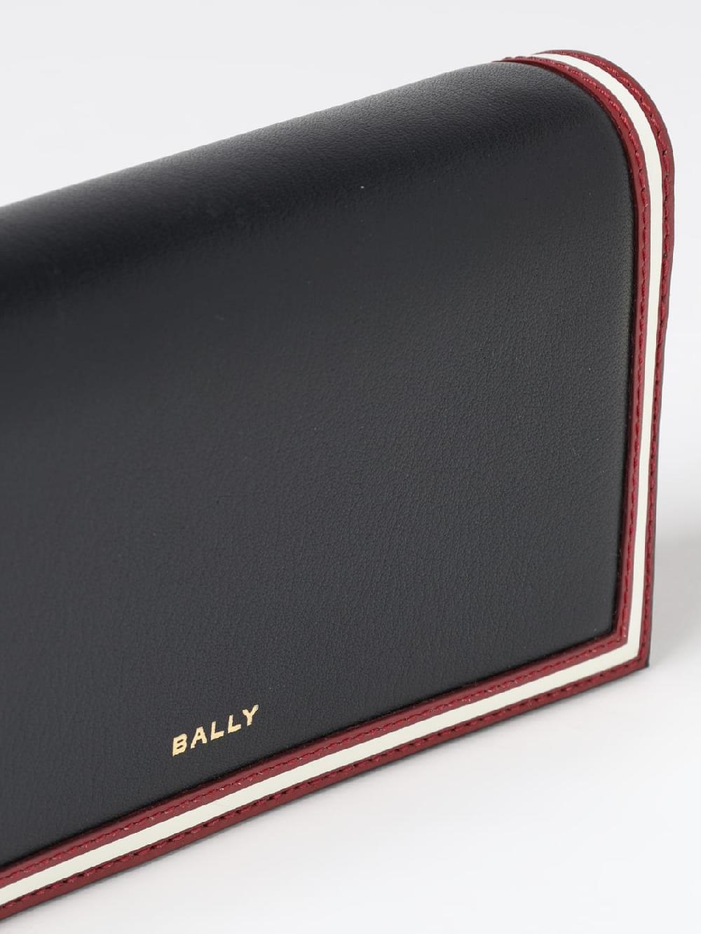 Giglio Borsa Wallet Bally In Pelle A Grana