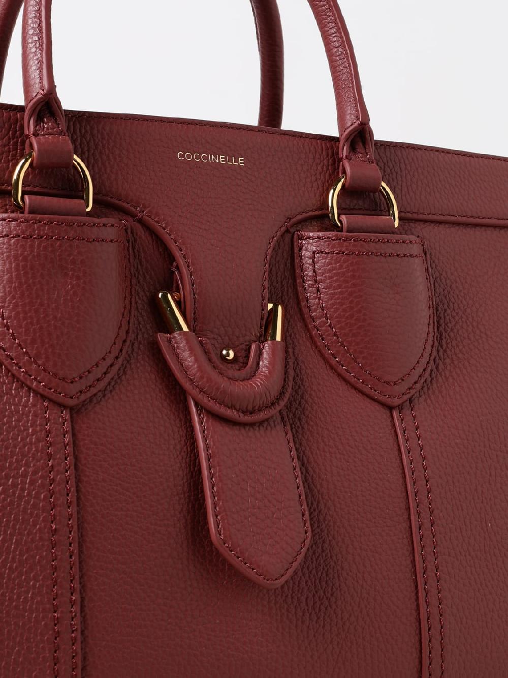 Giglio Borsa York Coccinelle In Pelle A Grana