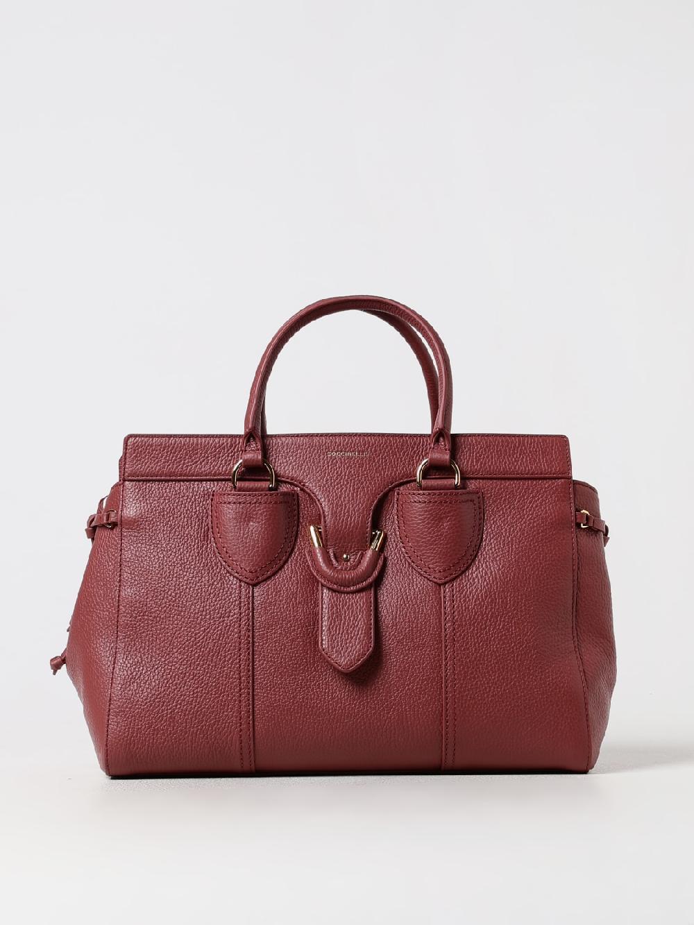 Giglio Borsa York Coccinelle in pelle a grana