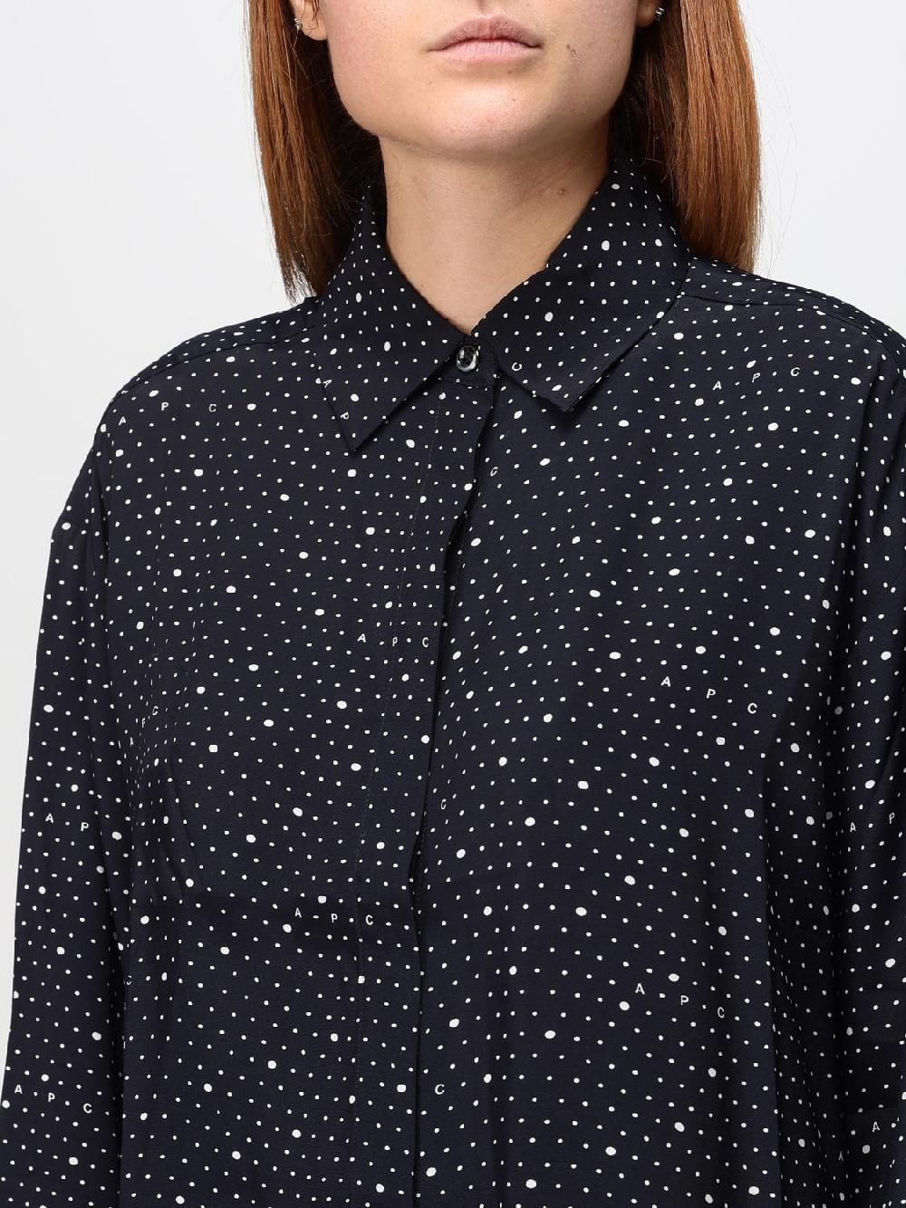 Giglio Camicia A.P.C. In Cotone Con Strass