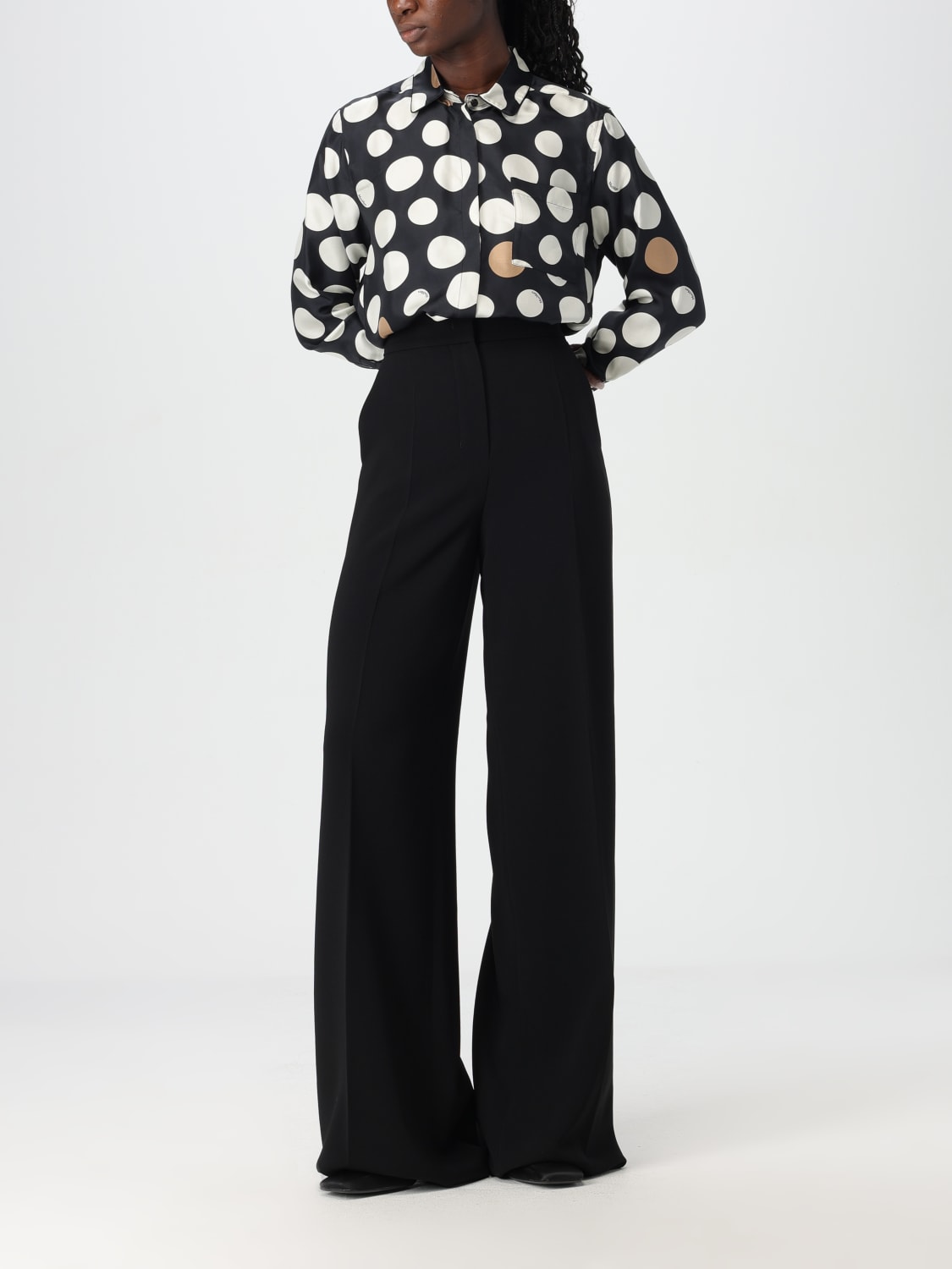 Giglio Camicia A Pois Max Mara In Seta