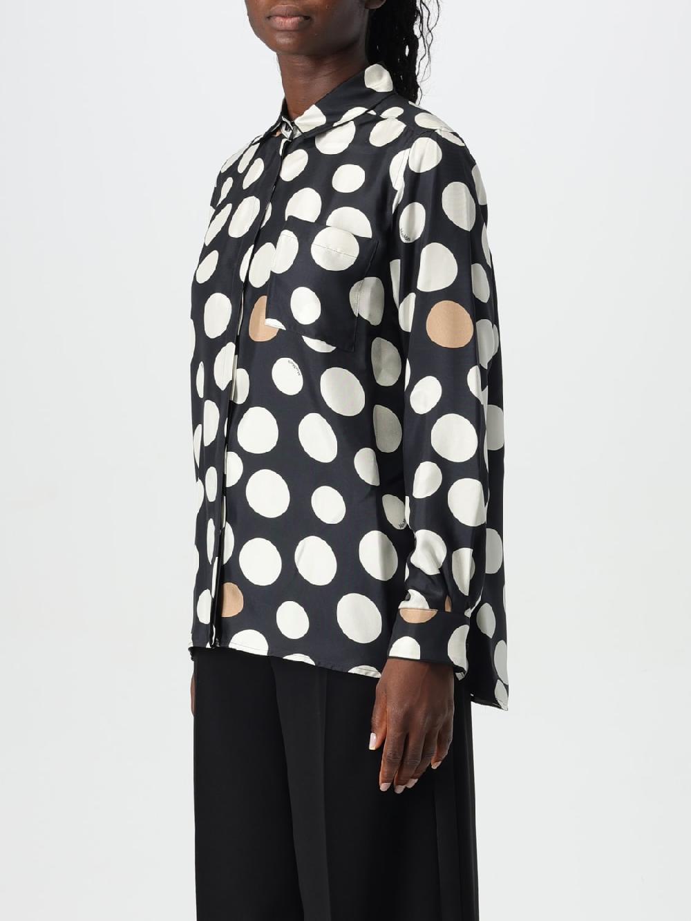 Giglio Camicia A Pois Max Mara In Seta