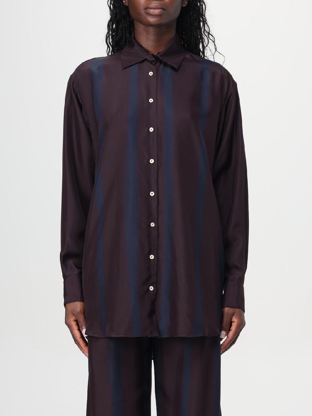 Giglio Camicia Alysi in seta a righe