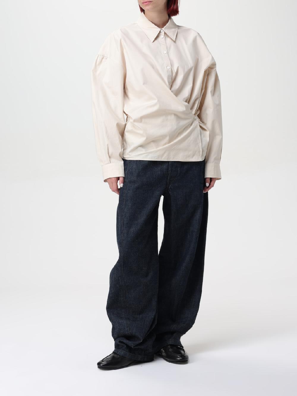 Giglio Camicia Asimmetrica Lemaire In Cotone