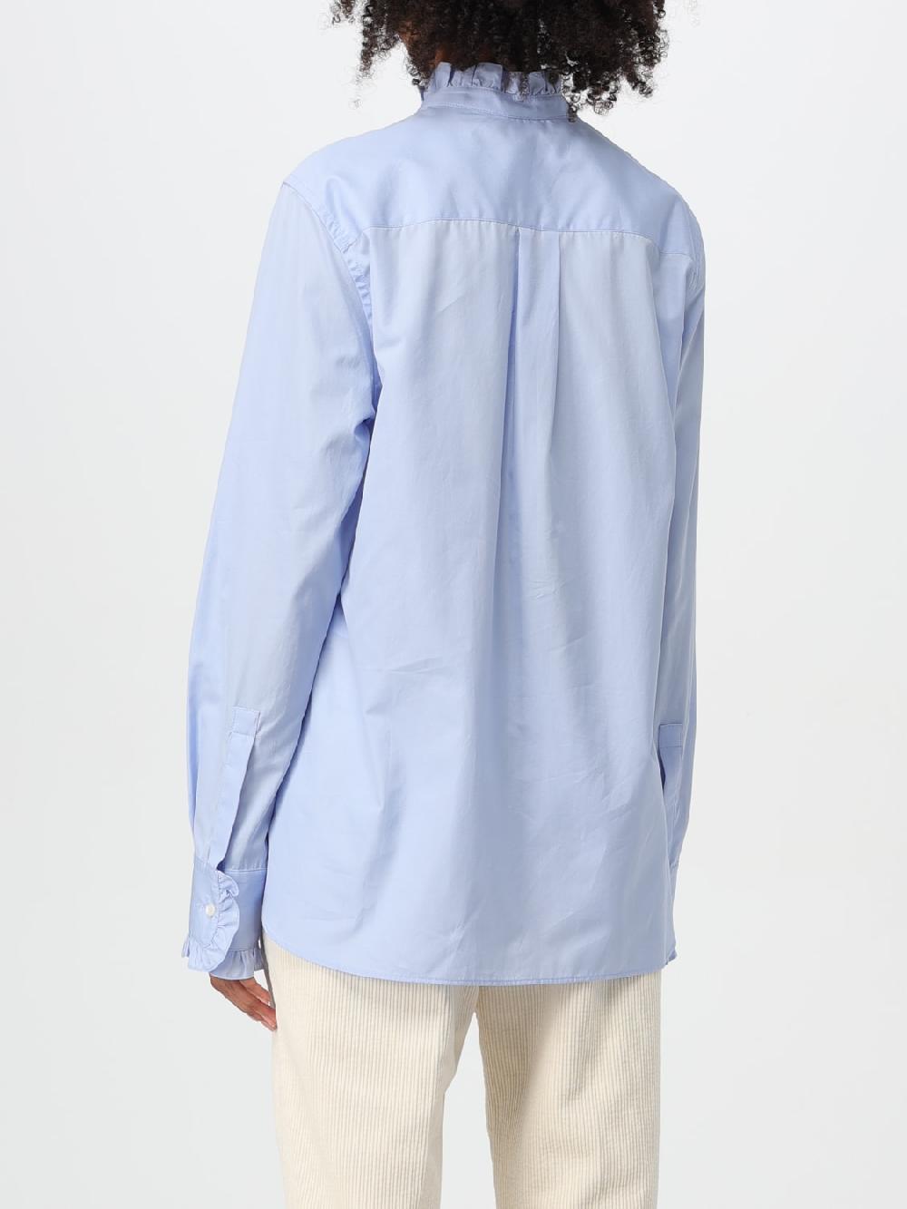 Giglio Camicia Aspesi In Cotone Con Plastron