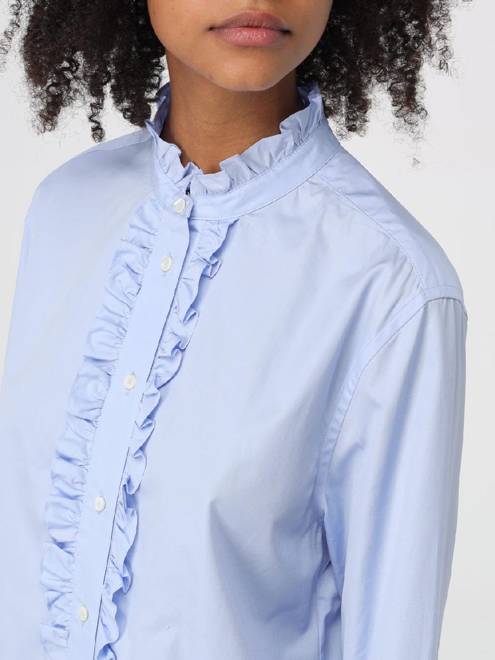 Giglio Camicia Aspesi In Cotone Con Plastron
