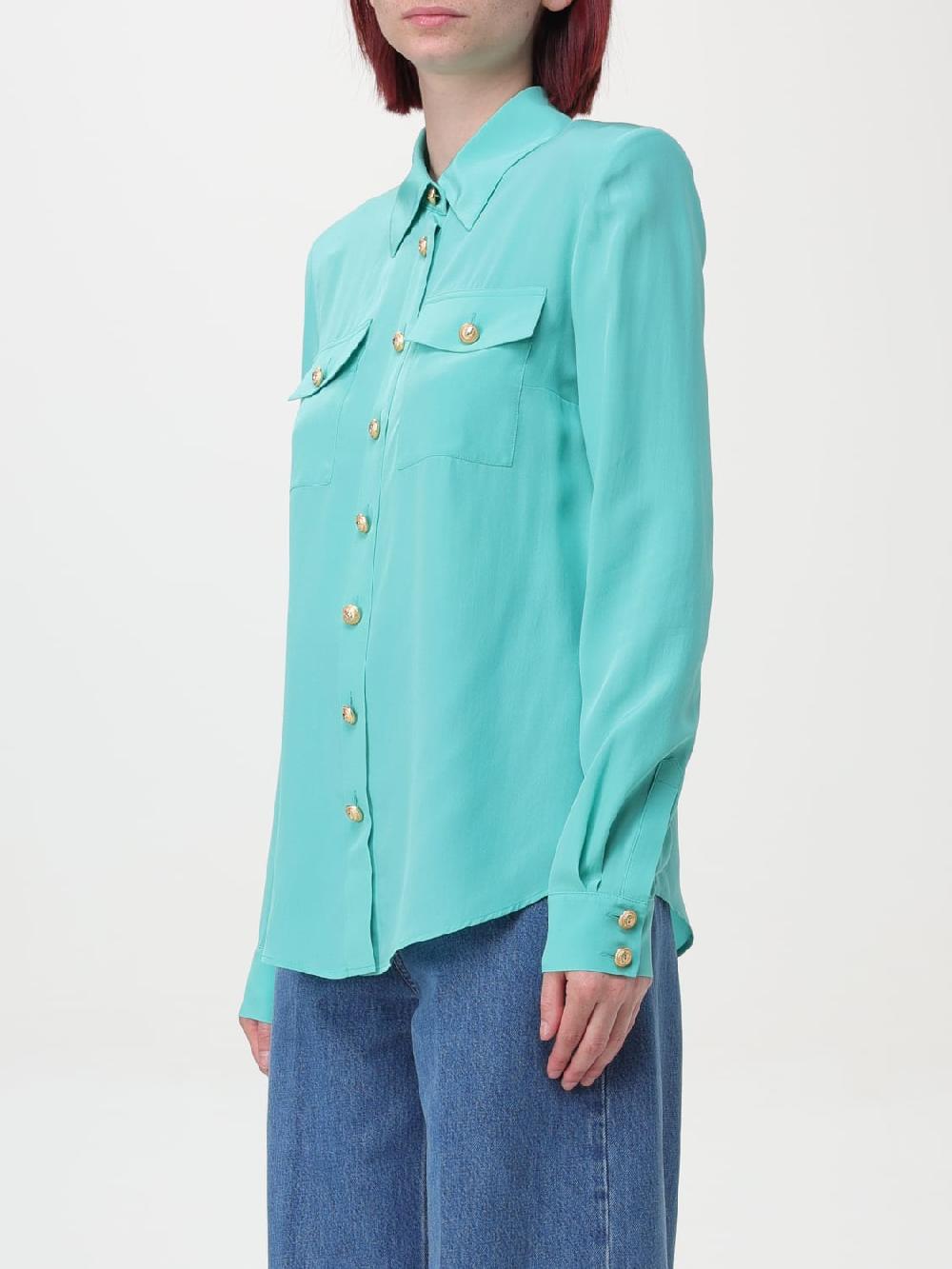 Giglio Camicia Balmain In Seta