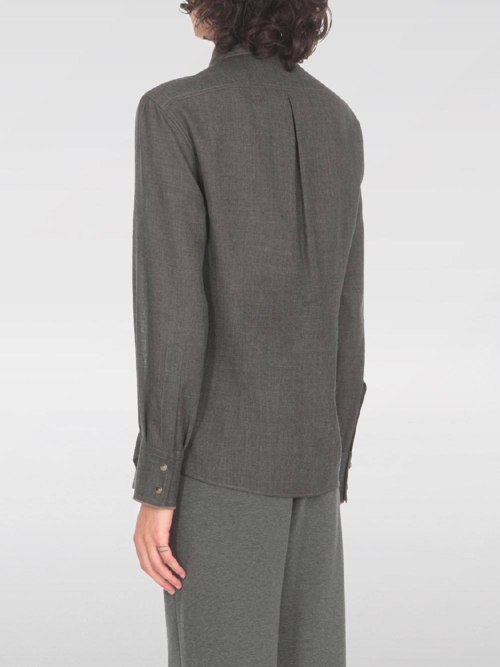Giglio Camicia Brunello Cucinelli In Lana Vergine