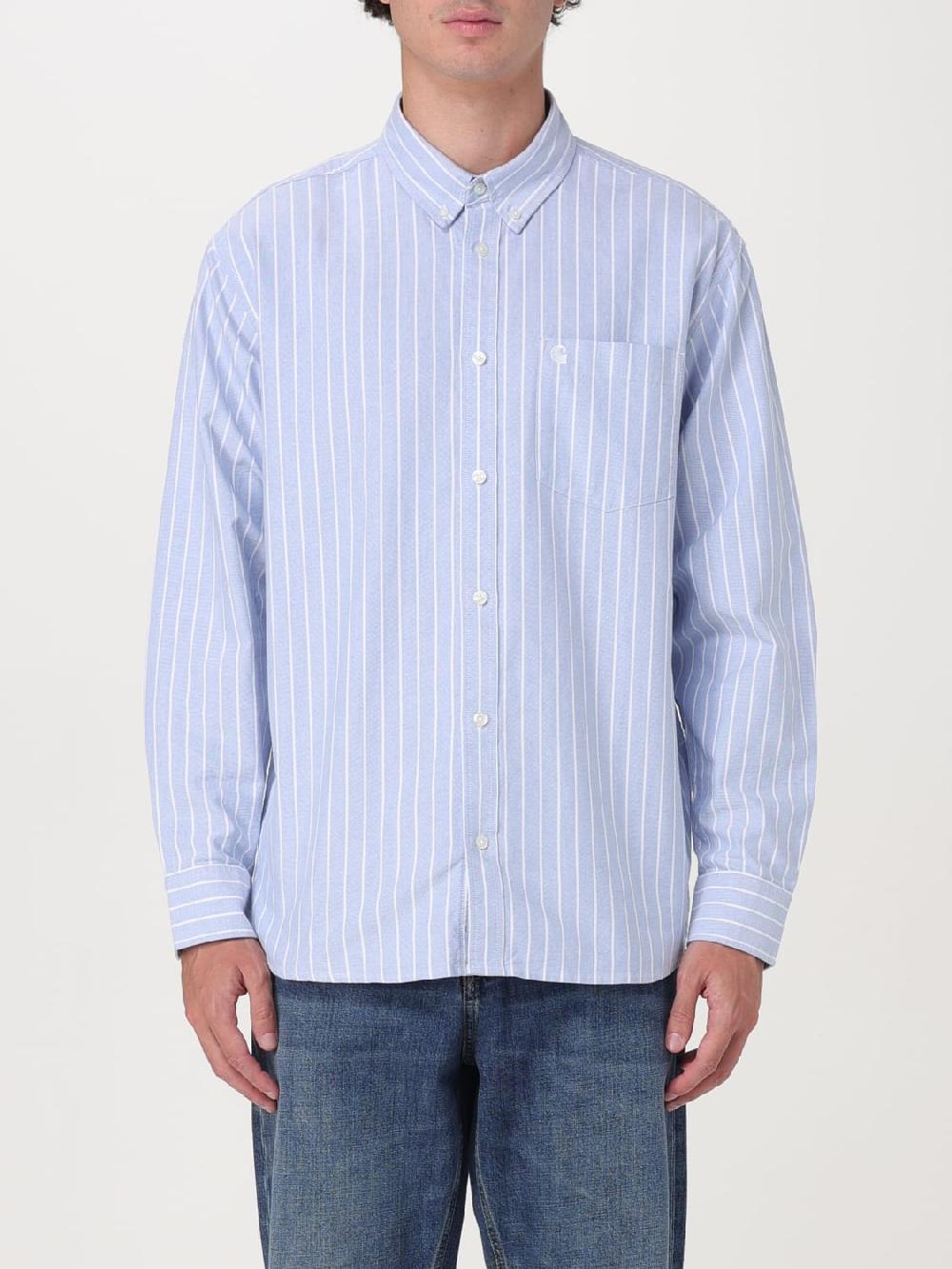 Giglio Camicia Carhartt Wip in cotone a righe