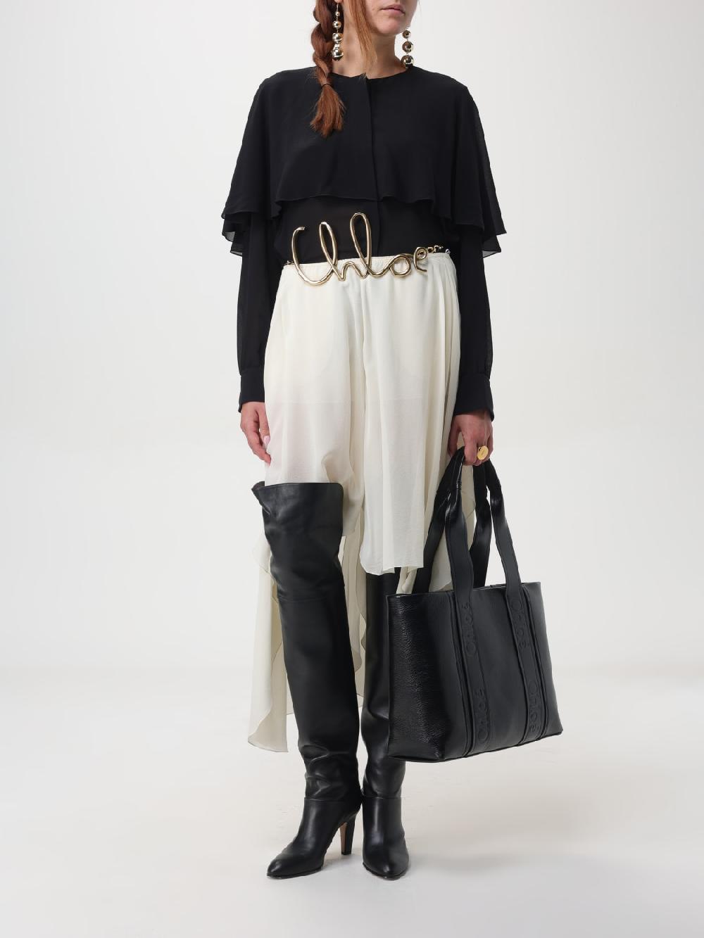 Giglio Camicia Con Balza Chloé