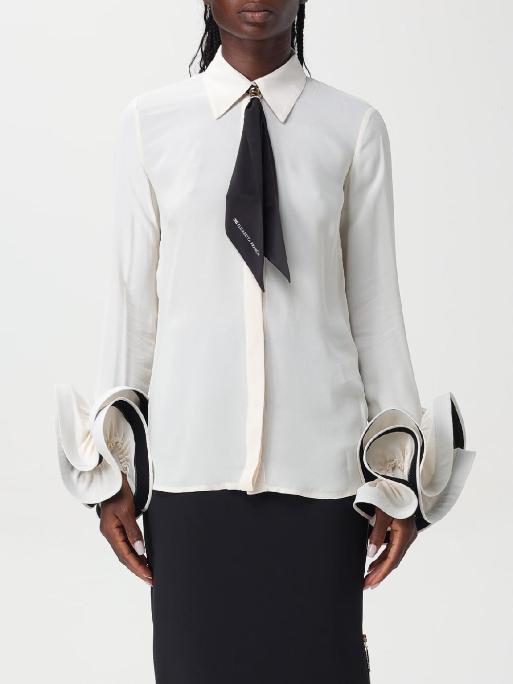 Giglio Camicia con rouches Elisabetta Franchi