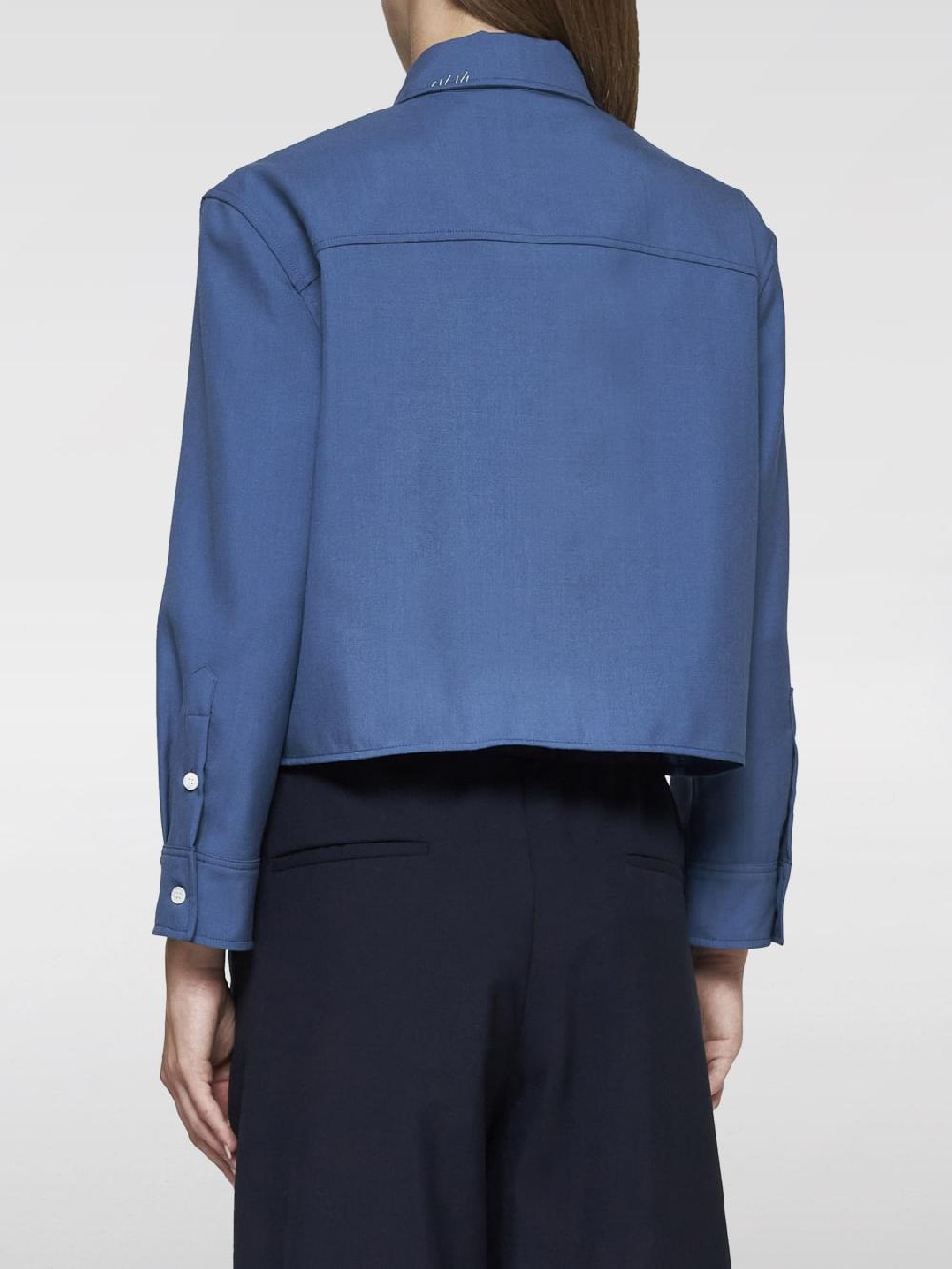 Giglio Camicia Crop Marni In Lana Vergine